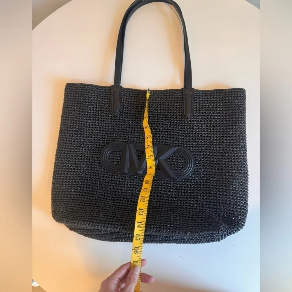 Michael Kors Black Woven Bag